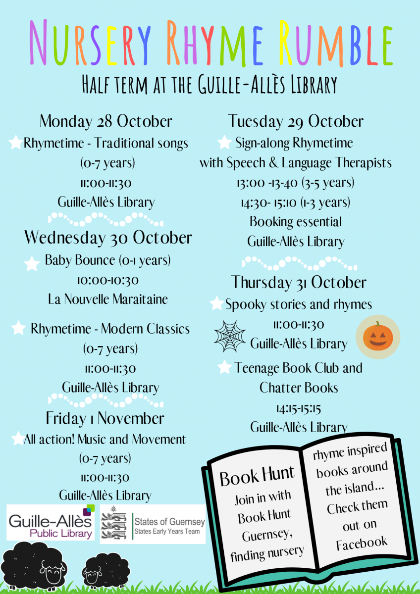 Nursery Rhyme Rumble GuilleAllés Library Guernsey